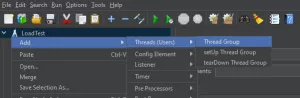 Add Thread Group