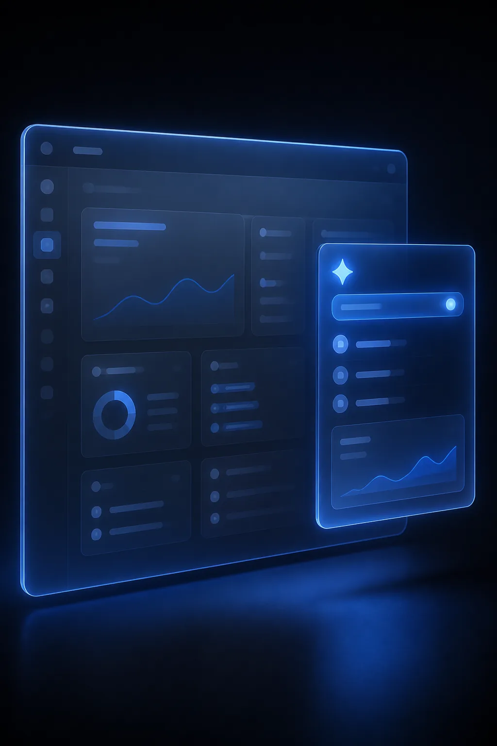 AI features sitting inside an existing SaaS product, not a separate chatbot